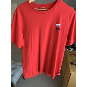 Gosha Rubchinskiy flag Tee SS/16 Red
